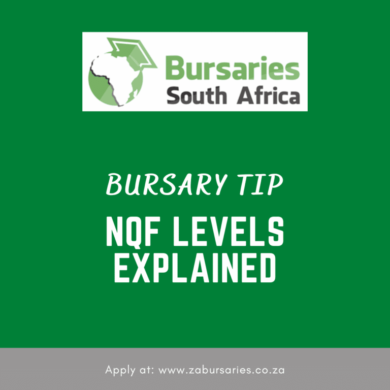 bursary-tip-nqf-levels-bursaries-south-africa